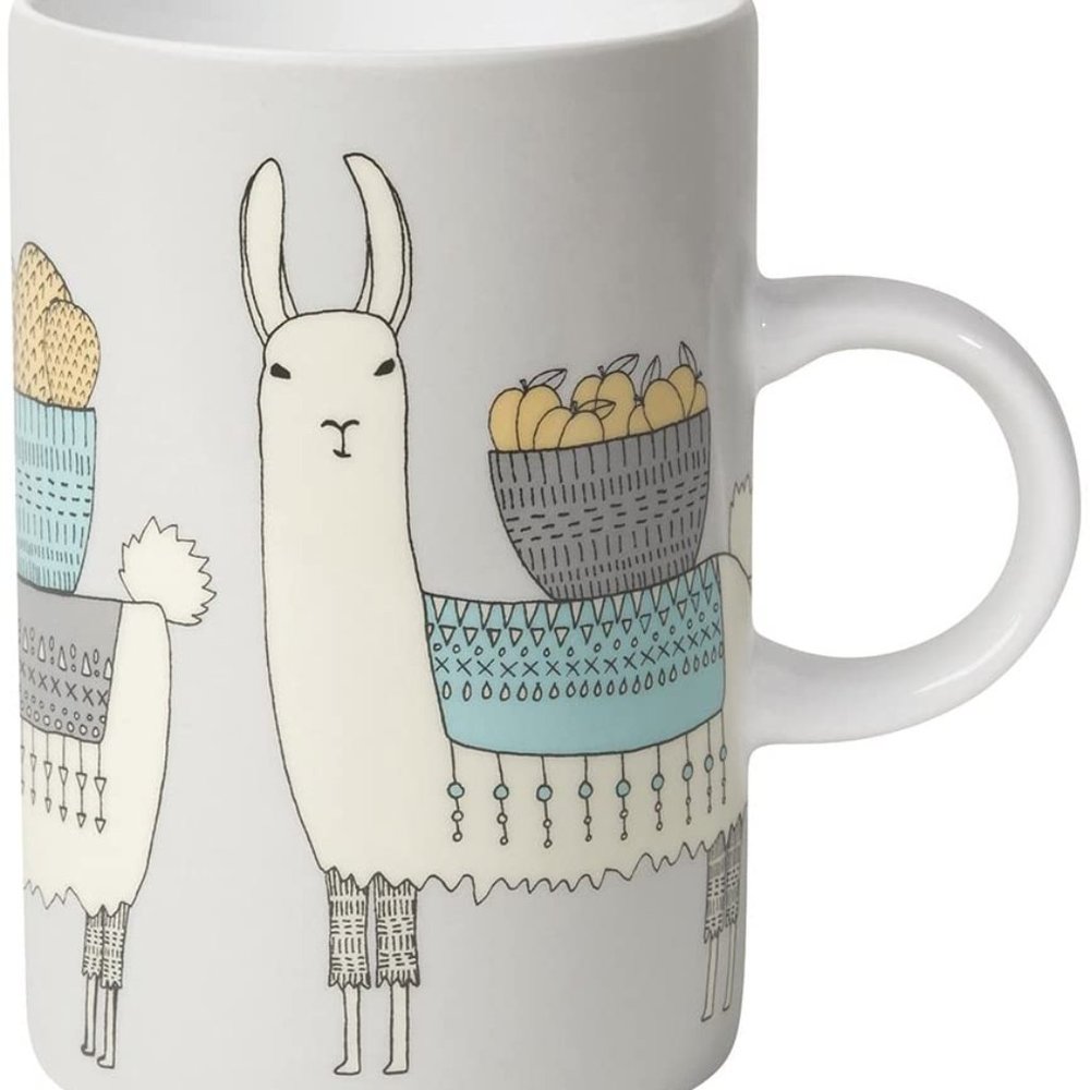 Porcelain Llama Tall Mug